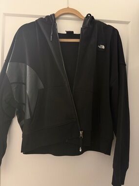 The North Face Women's Black Zip Hoodie Bomber Jacket